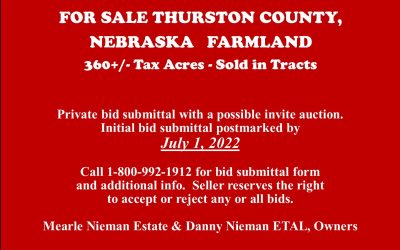 For Sale in Thurston County | Farmland 353+/- acres | To be sold in tracts | SOLD