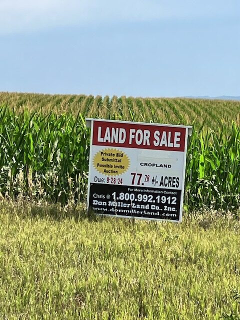 For Sale in Thurston County, Nebraska | Farmland 77.76 +/- tax acres SOLD
