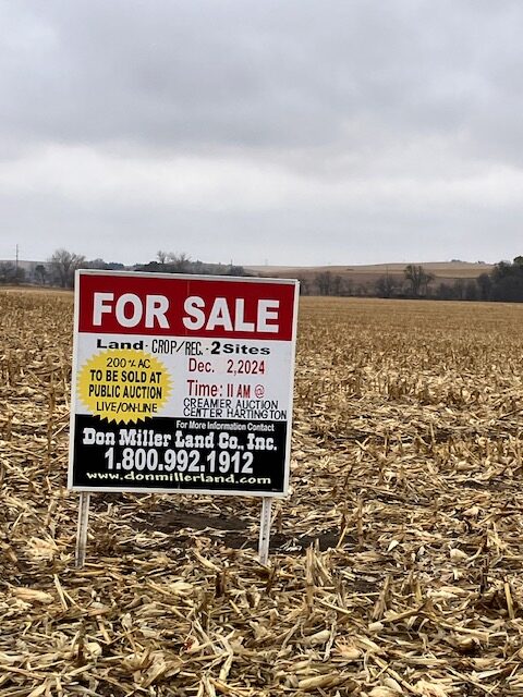 For Sale in Dixon County, Nebraska | 200 +/- acres cropland – SOLD
