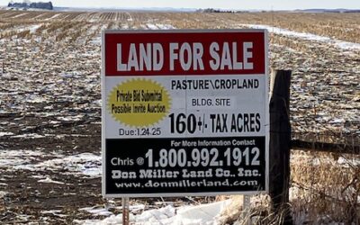 For Sale in Cedar County | 160+/- tax acres farmland – SOLD