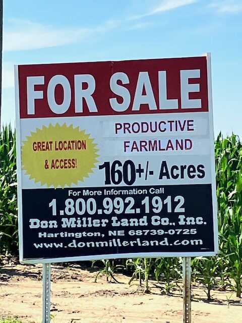 For Sale in Pierce County | 160+/- tax acres farmland- SOLD